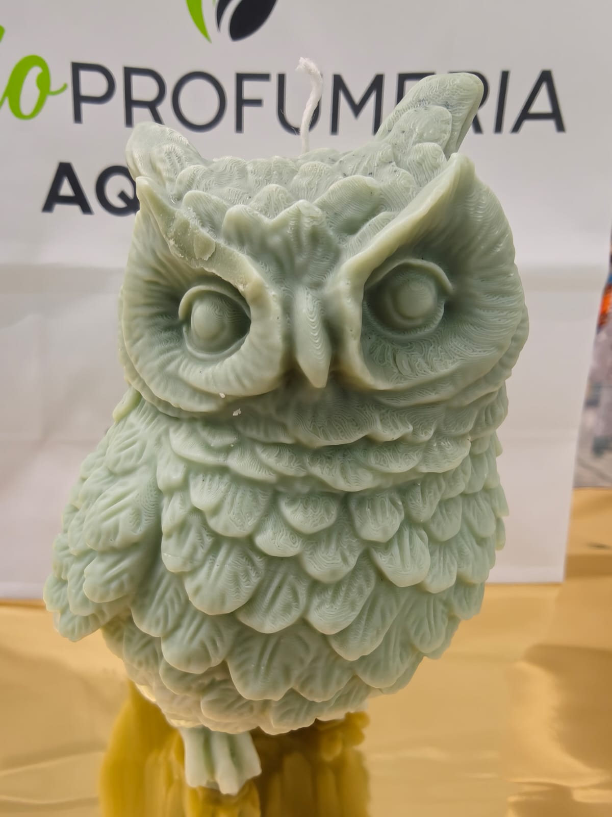 Candela a forma di civetta