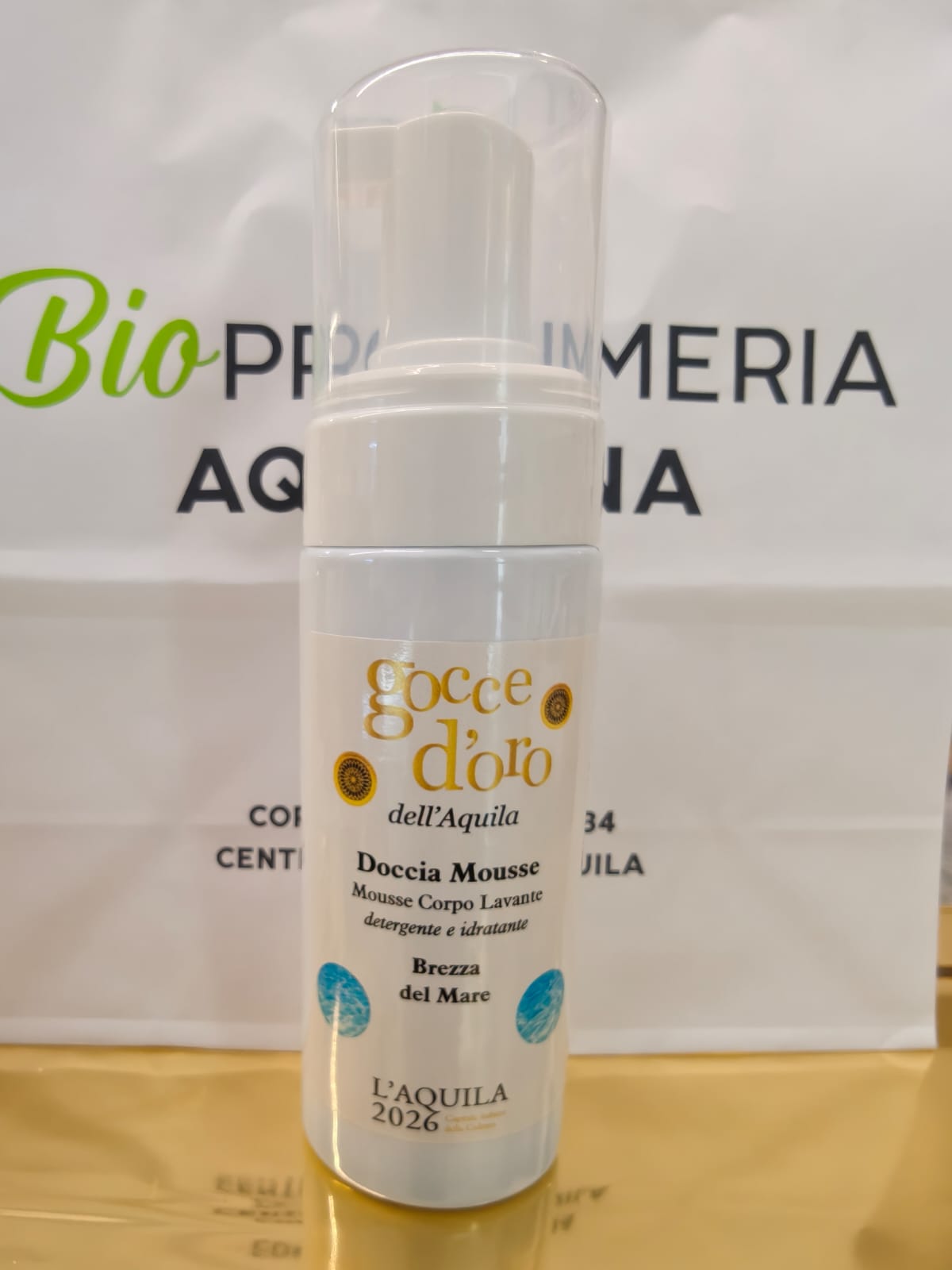 Doccia Mousse Gocce d'oro dell'Aquila
